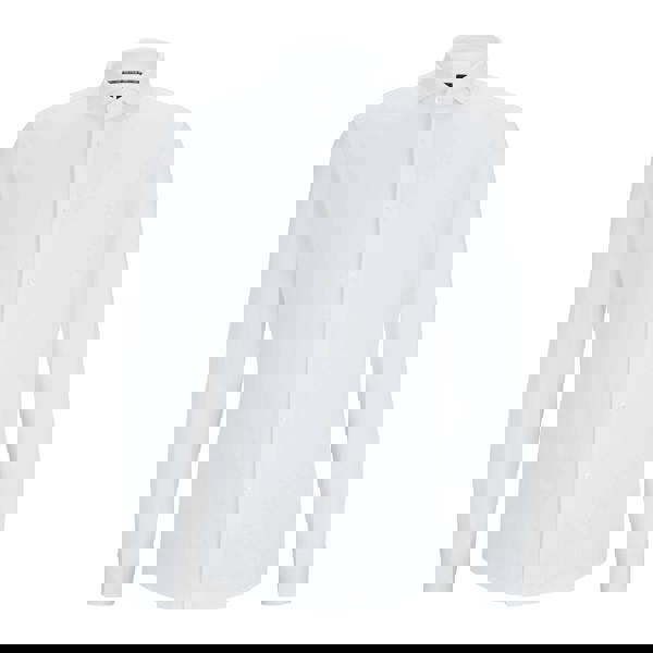 Boss Mens P-Hank Spread Collar Slim Shirt - White - 