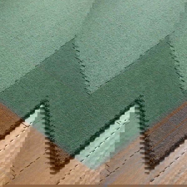 Colours Bordered Rug – Handmade Wool Rug