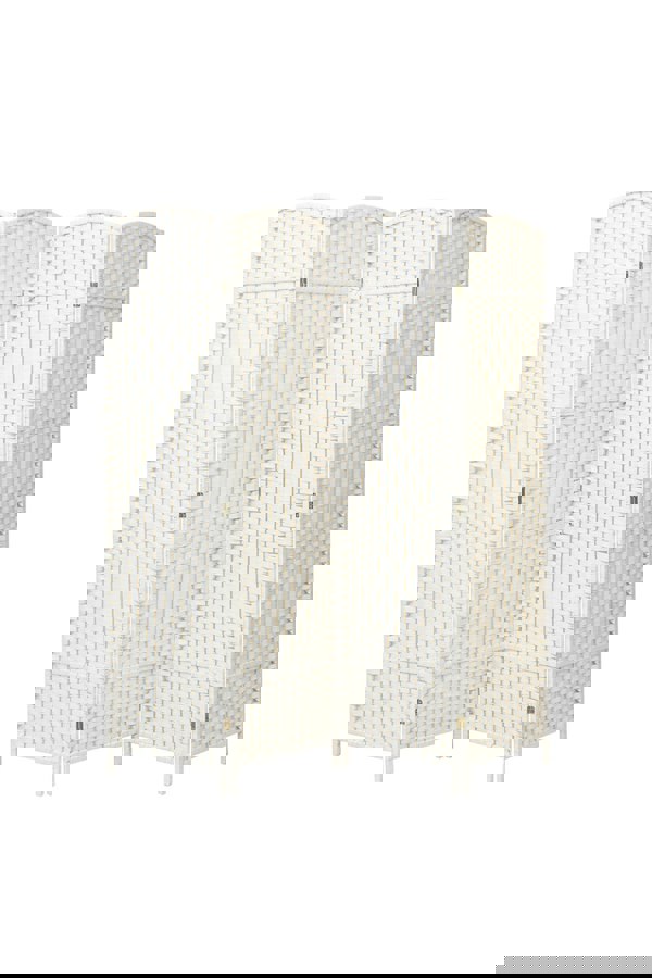 Living and Home Folding Solid Wood Room Divider Privacy Screen for Home