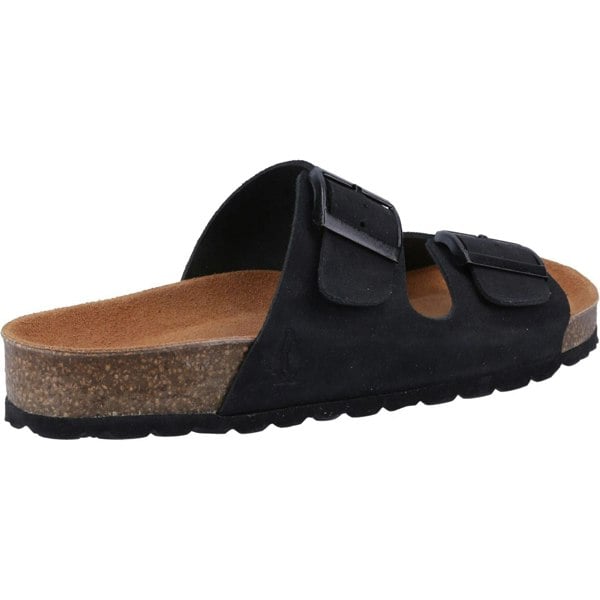 Hush Puppies Blaire Suede Women's Black Sandals