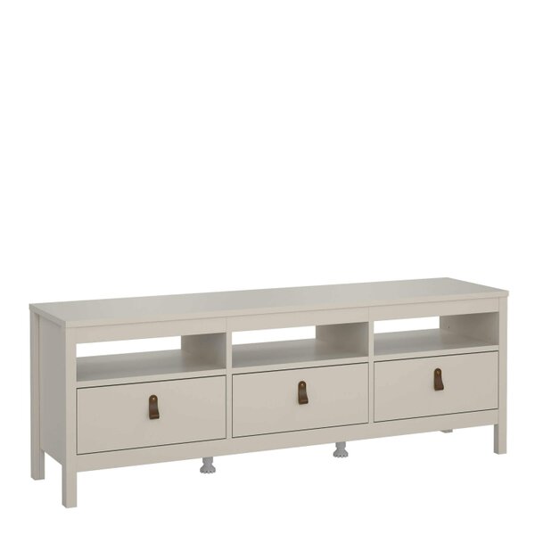 Wyld Haus Wildberry TV Unit 3 Drawers in Cashmere