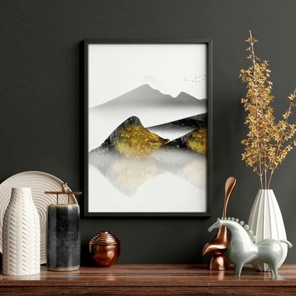 Japandi wall art | set of 3 framed wall art