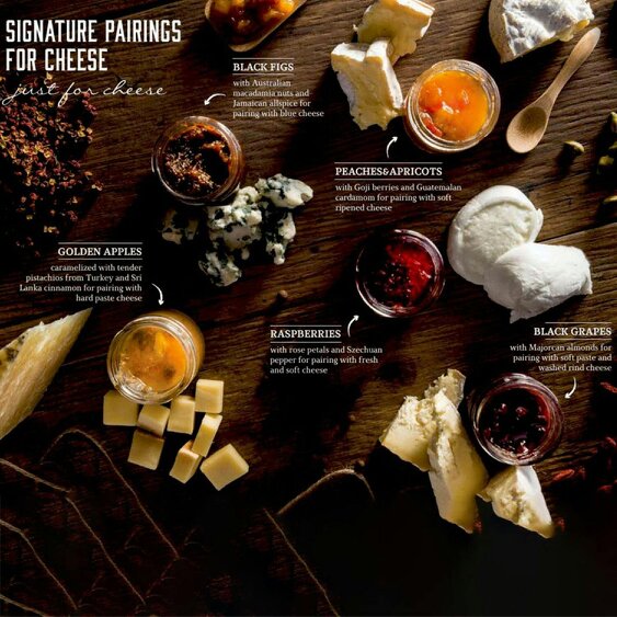 Scotts of Stow Signature Condiment Pairings for Cheese