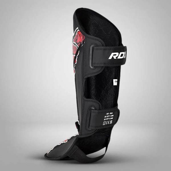 RDX Sports SHIN INSTEP NEW AURA F17 BLACK RED
