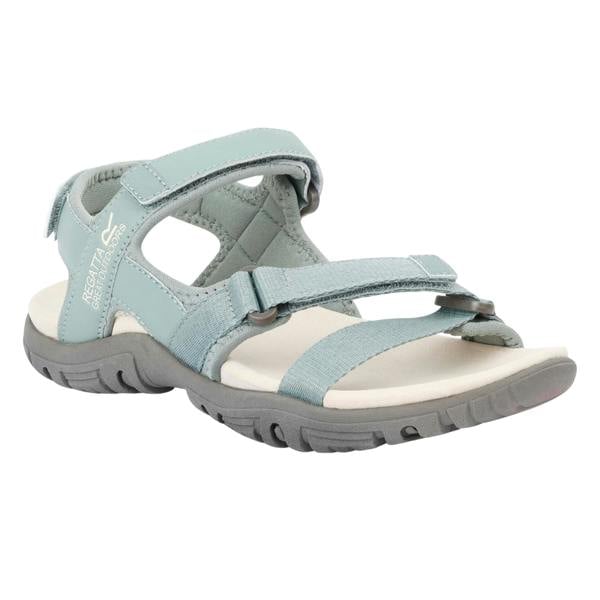 Regatta Womens/Ladies Santa Clara II Sandals - Glacier Green/Light Vanilla - 