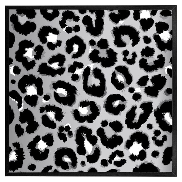 Benjamin Tate Design Silver leopard print (Picutre Frame)