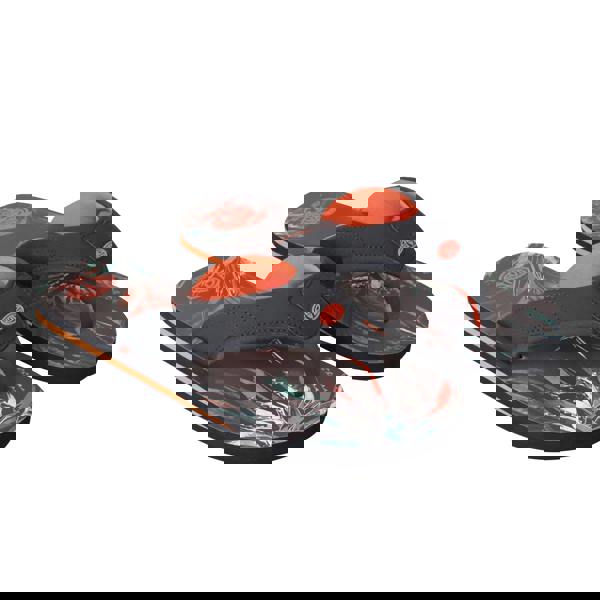 Animal Mens Jekyl Recycled Flip Flops - Burnt Orange - 