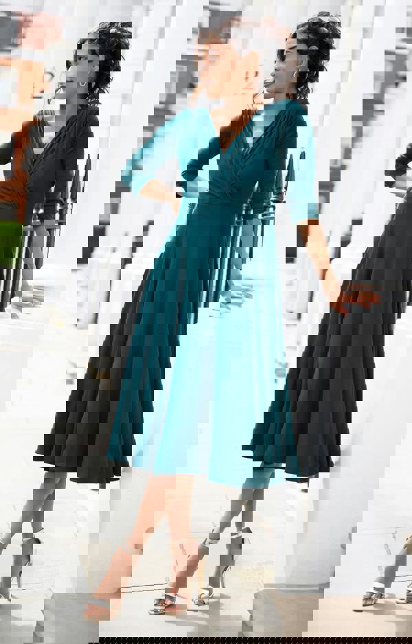 Alie Street London Annie Dress Petite - Pine Green