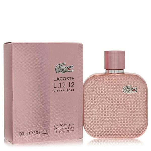 Lacoste Lacoste Eau De Lacoste L.12.12 Silver Pink by Lacoste Eau De Parfum Spray 3.3 oz for Women 100 ml