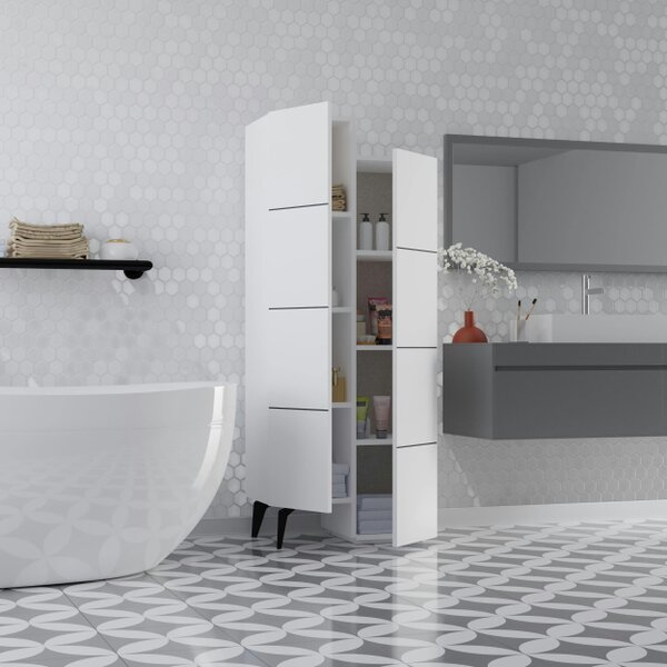 Decortie Stair Modern Storage Cabinet Multipurpose