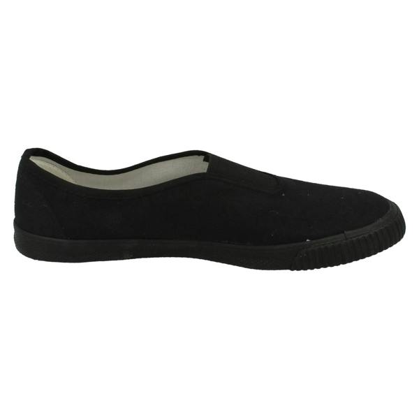 Spot On Childrens Unisex Spot On Slip On Plimsolls Gusset Plims