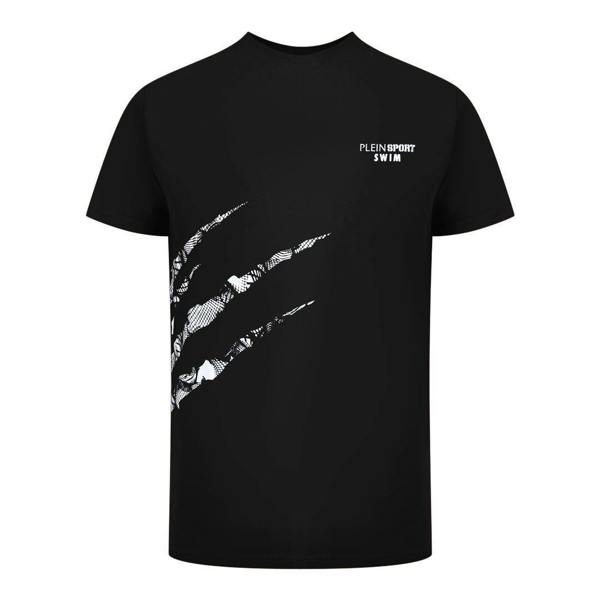 Plein Sport Scratch Logo Black T-Shirt