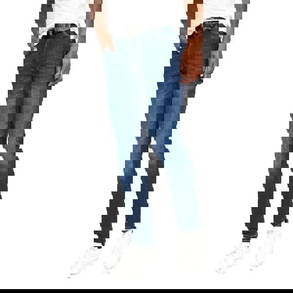 Crosshatch Mens Cadman Straight Jeans - Stone Wash - 