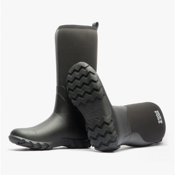Mud Dogs RUTLAND TALL Neoprene Wellington Boots Black