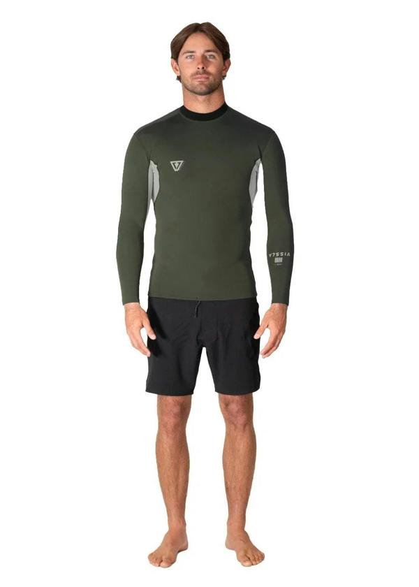 Vissla Natural Seas 1mm Ls Jacket - Army