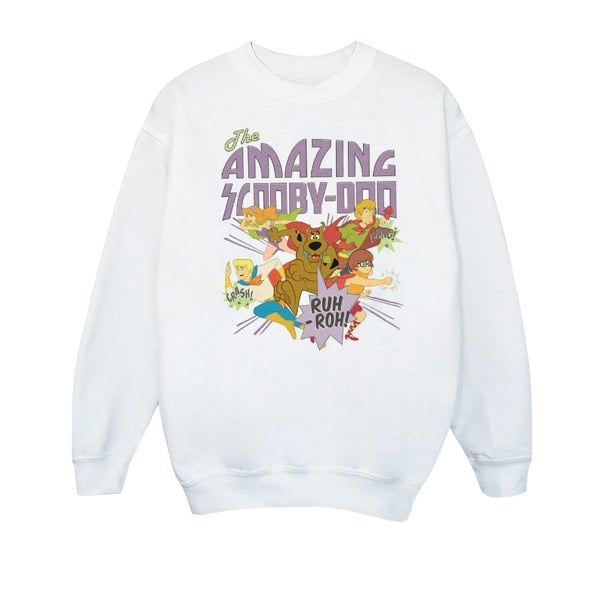 Scooby Doo Boys The Amazing Scooby Sweatshirt - White