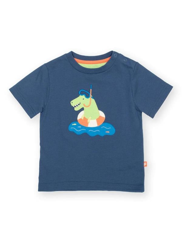 Kite Boys Organic Swim Time Dino T-Shirt