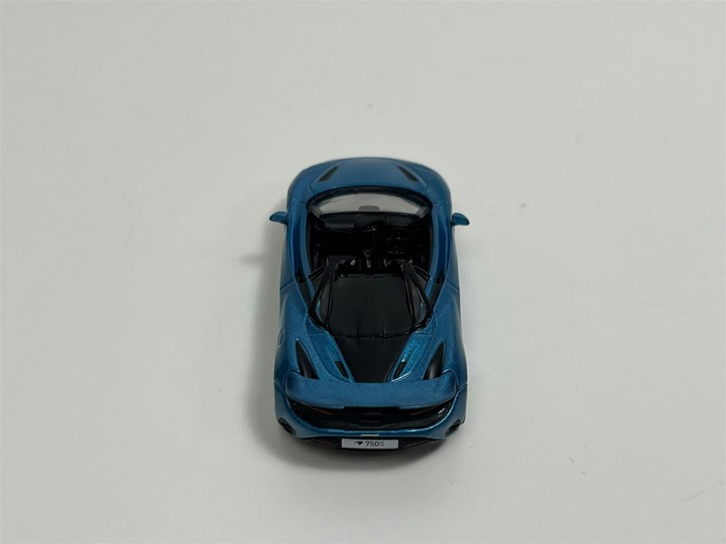 Mini GT McLaren 750S Spider Belize Blue RHD 1:64 Scale MGT00812R