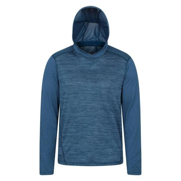 Mountain Warehouse Mens Ignite Active Hoodie - Blue - 