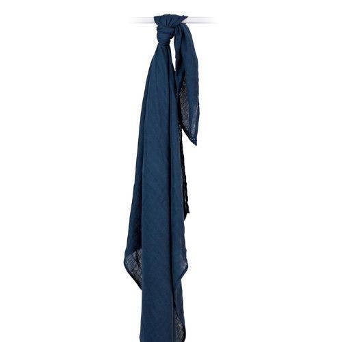 Lulujo - Bamboo Swaddle Blankets - Navy