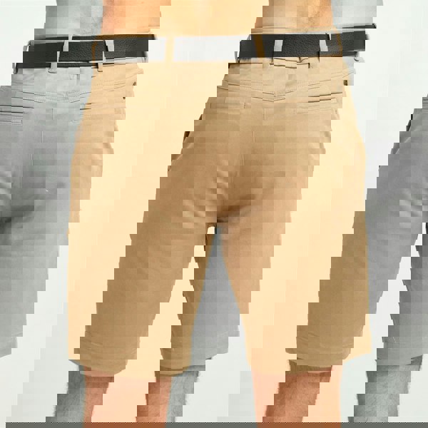 Gabicci G52V01 Mens Stretch Twill Shorts Gabicci Classic - OATMEAL