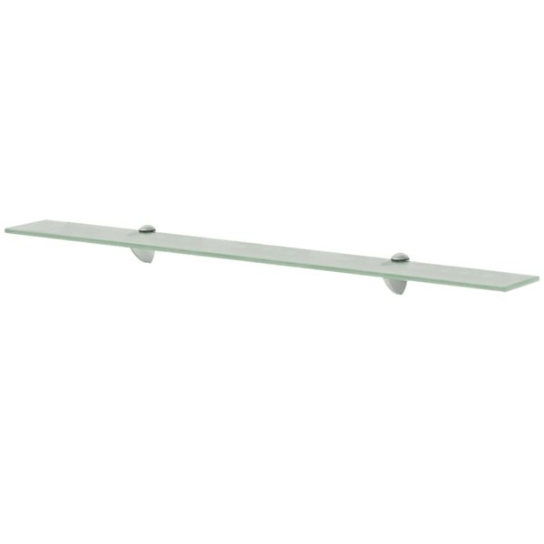 Berkfield Floating Shelf Glass 90x10 cm 8 mm