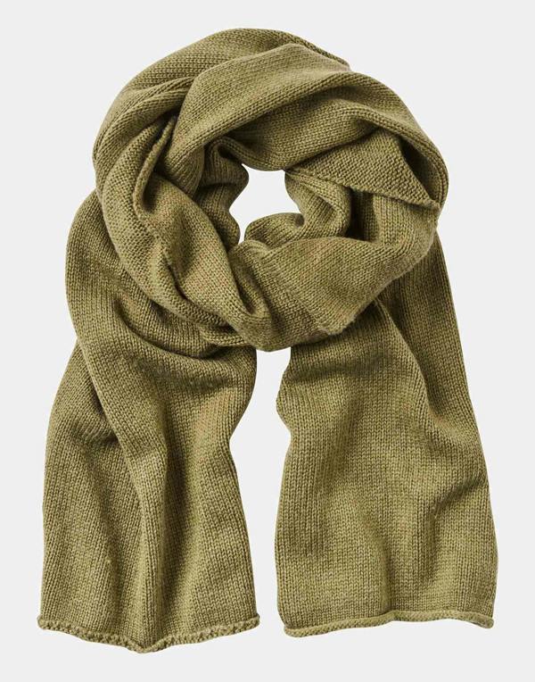 British Boxers Unisex Luxury Merino Wool Scarf – Olive