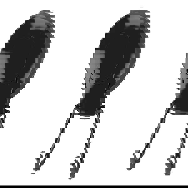 Showerdrape SuctionLoc Black Stainless Steel Suction Wall Mounted Robe Hook