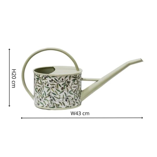 Ivyline Maisie Vintage Metal Watering Can