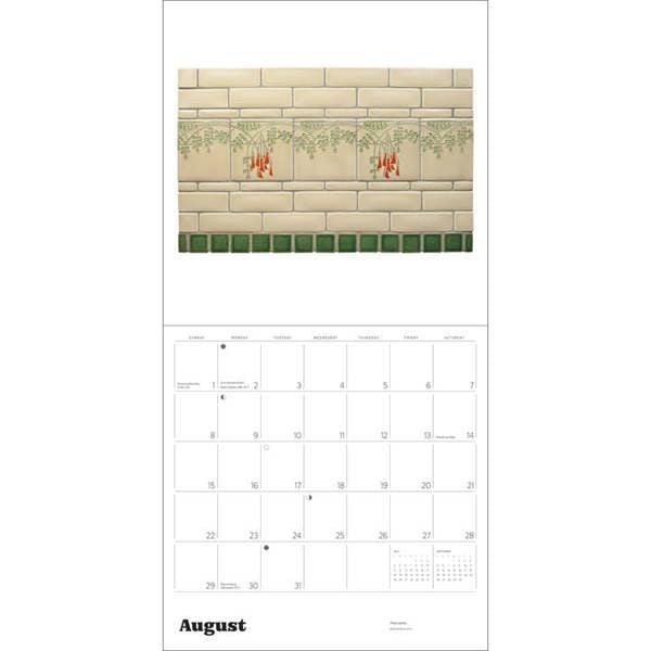 Motawi Tileworks, Arts & Crafts Tiles Calendar 2027, Wall Calendars, Month To View, Art, Gift