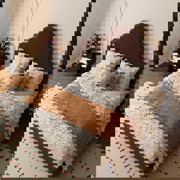 Elara Double Bed, King Size, Super King Size, Flannelette-Rit Concept-Rit Concept