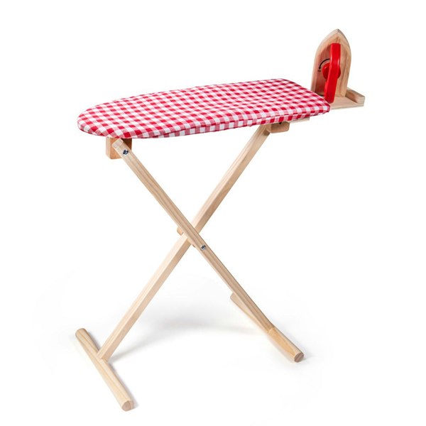 Bigjigs Toys Wooden Pretend Play Ironing Board With Iron