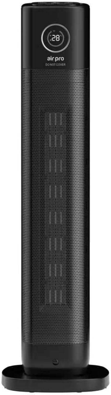 Air Pro SmartVoice™ Hands-Free 34" Tower Fan Heater - 2 Heat Settings