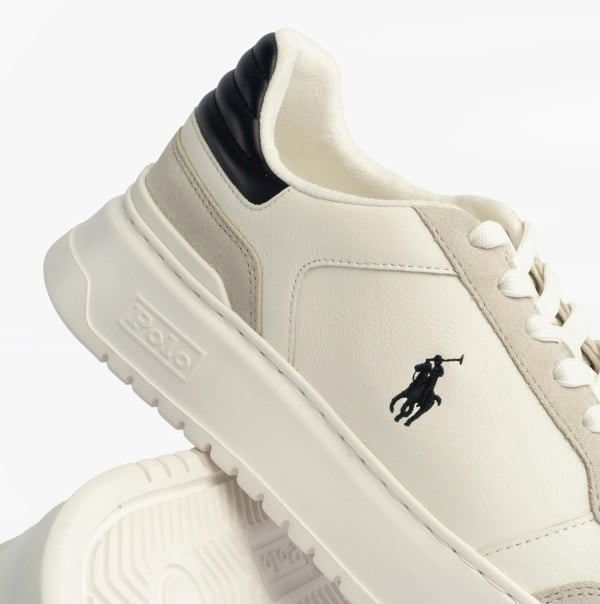 Polo Ralph Lauren RLITE SPORT Mens Trainers Deckwash White/Navy