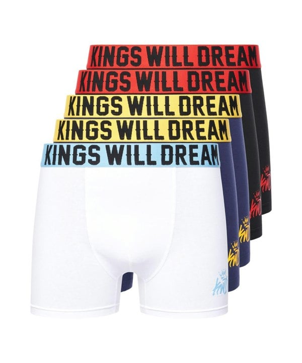 Kings Will Dream Kingcore Boxers 5pk Assorted