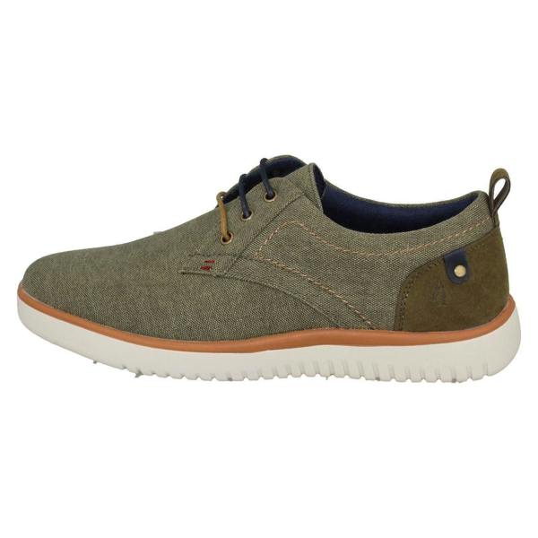Hush Puppies Mens Hush Puppies Lightweight Canvas Shoes Sandy Lace Up