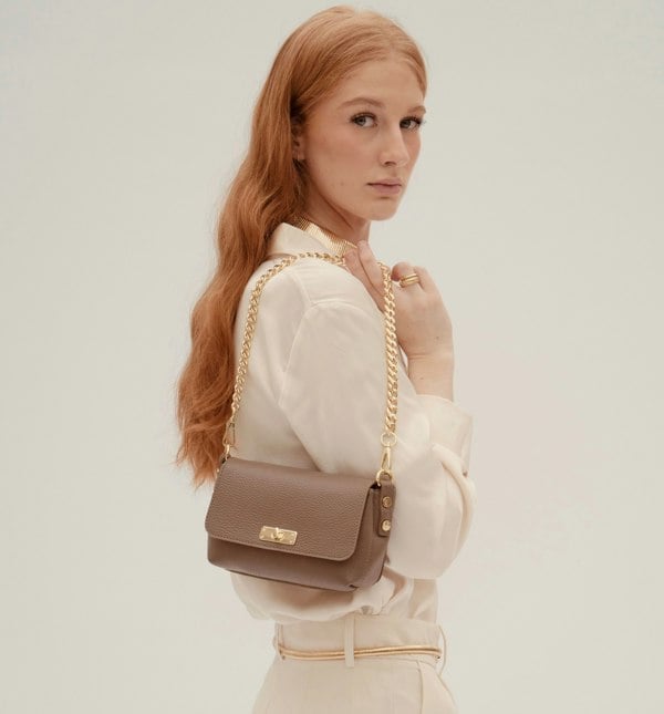 Apatchy London The Maisie Mink Leather Bag