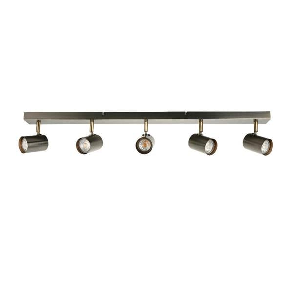 Pagazzi Lighting Hereford Matte Pewter 5-Spot Bar