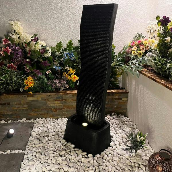 Tranquillity Water Features Noir Cascade Oriental Water Feature