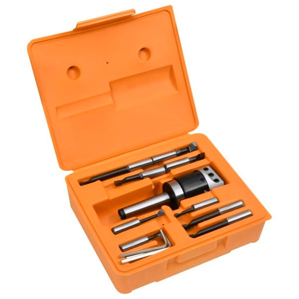 Berkfield 15 Pieces Boring Tool Set 50 mm Boring Head MT3-F1-12