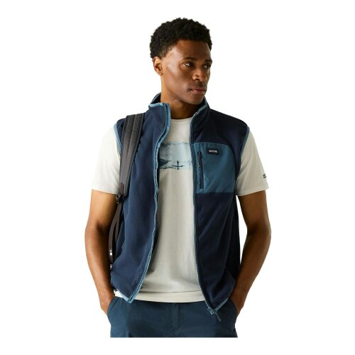 Regatta Professional Mens Frankie Fleece Gilet - Navy/China Blue