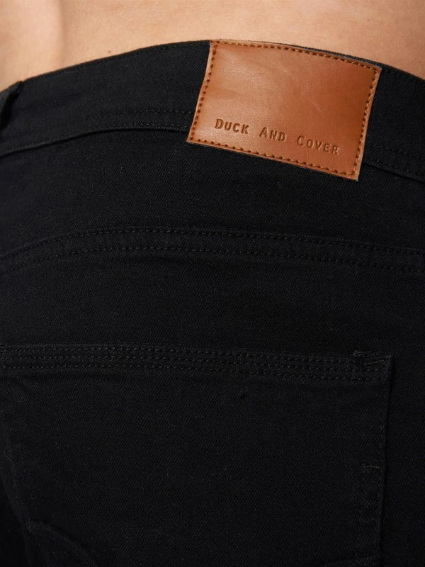 Duck and Cover Overburg Tapered Jeans Black