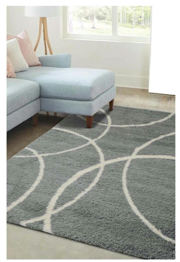 Snug Bubbles Shaggy Rug | Geometric Design | The Rugs
