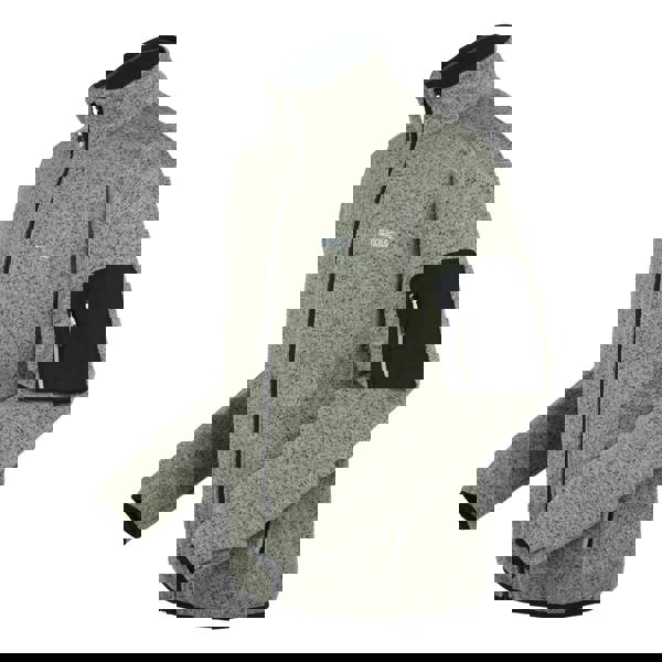 Regatta Mens Newhill Marl Full Zip Fleece Jacket - Abbeystone - 