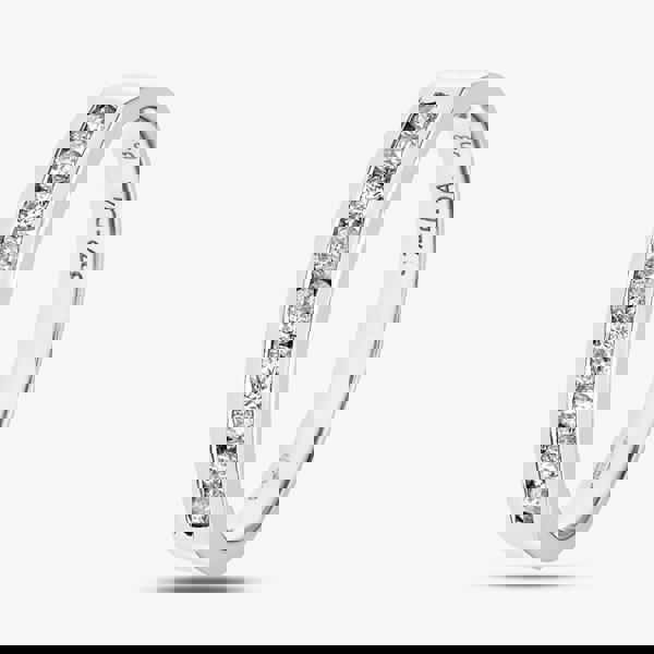 T. H. Baker 9ct White Gold 0.33ct Diamond Channel Set Half Eternity Ring PR03700W