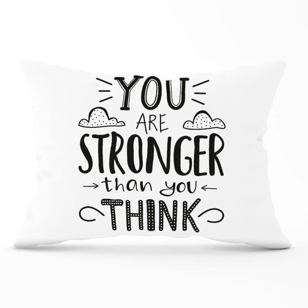 Warren Reed You Are Stronger Than You Think Cushions