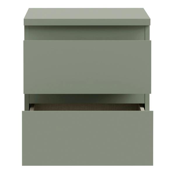 Furniture To Go Edmore 2 Drawer Bedside Table in Sage Green