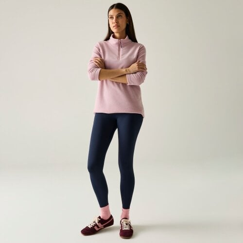 Regatta Women's Sweetheart 1/4 Zip Fleece Top - Powder Lilac