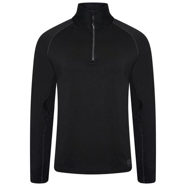 Dare 2B Mens Fuser Core Stretch Half Zip Thermal Top - Black