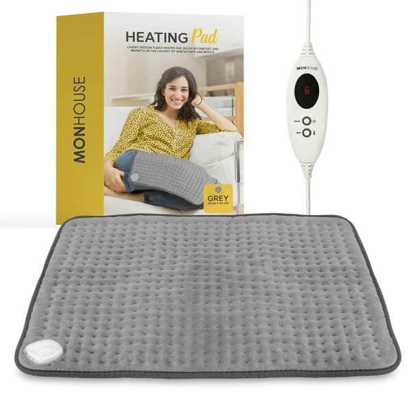 MONHOUSE Electric Heating Pad with Automatic Switch Off for Pain Relief